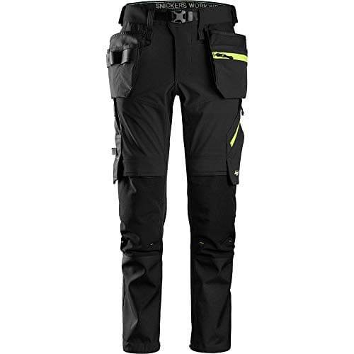 Snickers 6940 FlexiWork, Stretch Work Knee Pad Holster Pocket Trousers Various Colours - KNEE PAD TROUSERS