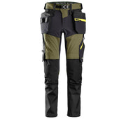 Snickers 6940 FlexiWork, Stretch Work Knee Pad Holster Pocket Trousers Various Colours - KNEE PAD TROUSERS