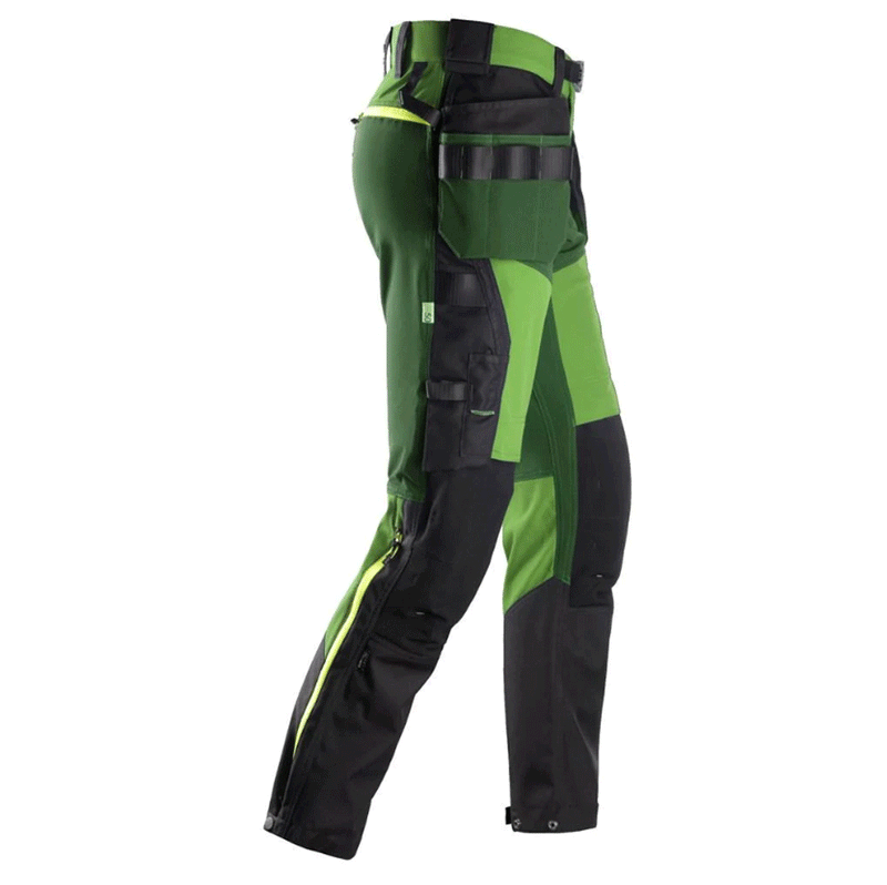 Snickers 6940 FlexiWork, Stretch Work Knee Pad Holster Pocket Trousers Various Colours - KNEE PAD TROUSERS