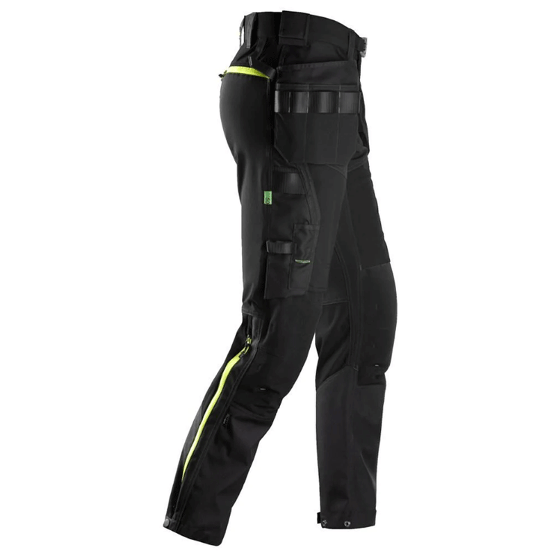 Snickers 6940 FlexiWork, Stretch Work Knee Pad Holster Pocket Trousers Various Colours - KNEE PAD TROUSERS