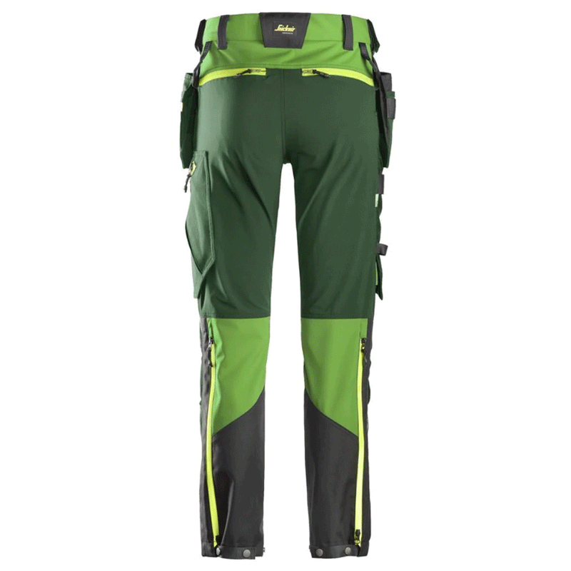 Snickers 6940 FlexiWork, Stretch Work Knee Pad Holster Pocket Trousers Various Colours - KNEE PAD TROUSERS