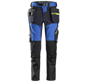 Snickers 6940 FlexiWork, Stretch Work Knee Pad Holster Pocket Trousers Various Colours - KNEE PAD TROUSERS