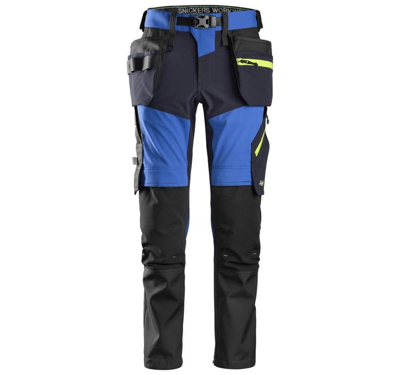Snickers 6940 FlexiWork, Stretch Work Knee Pad Holster Pocket Trousers Various Colours - KNEE PAD TROUSERS