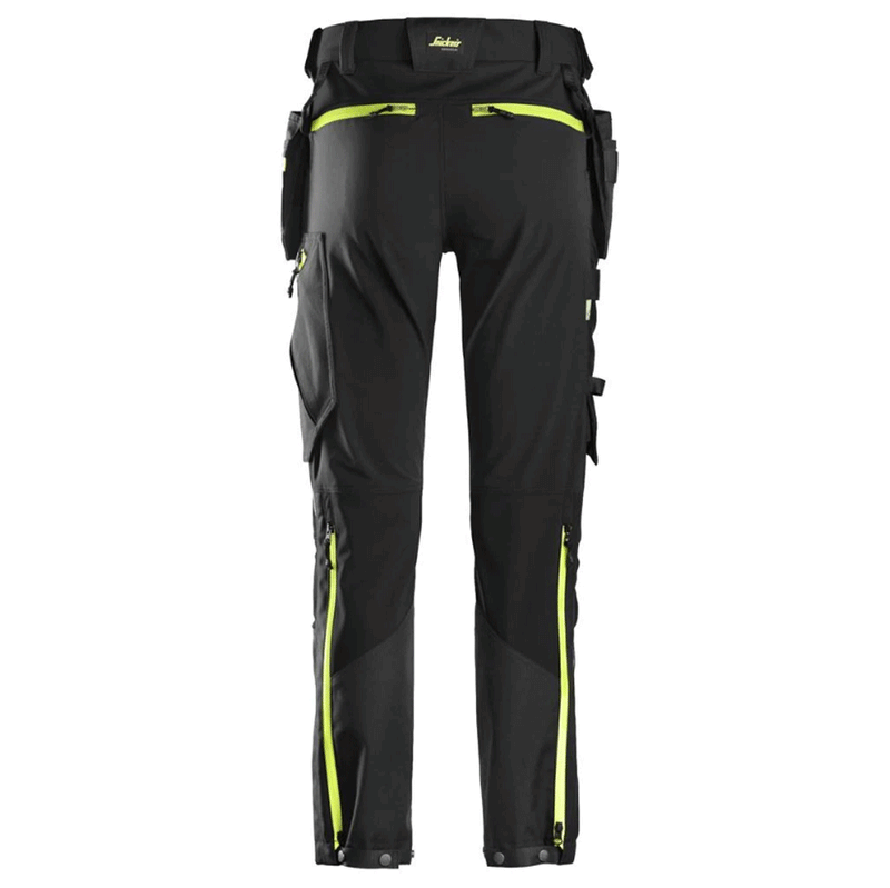 Snickers 6940 FlexiWork, Stretch Work Knee Pad Holster Pocket Trousers Various Colours - KNEE PAD TROUSERS