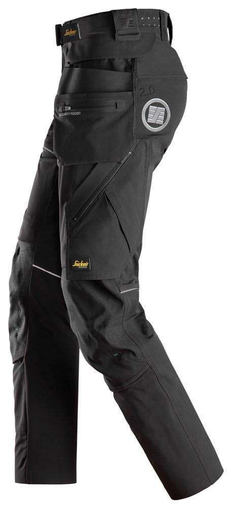 Snickers 6944 FlexiWork, 2.0 Holster Pocket Work Trousers Various Colours - KNEE PAD TROUSERS