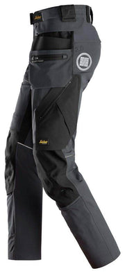 Snickers 6944 FlexiWork, 2.0 Holster Pocket Work Trousers Various Colours - KNEE PAD TROUSERS