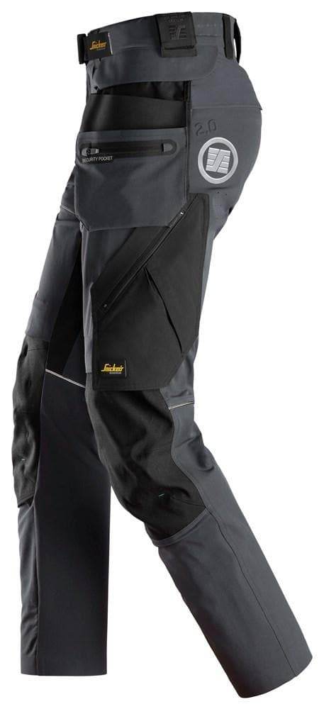 Snickers 6944 FlexiWork, 2.0 Holster Pocket Work Trousers Various Colours - KNEE PAD TROUSERS