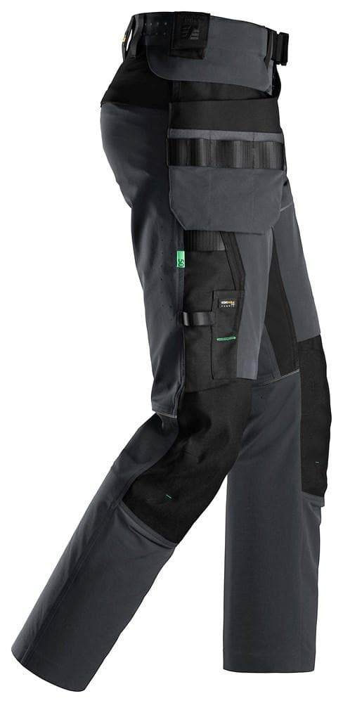 Snickers 6944 FlexiWork, 2.0 Holster Pocket Work Trousers Various Colours - KNEE PAD TROUSERS