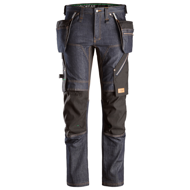 Snickers 6955 FlexiWork, Denim Work Trousers+ Holster Pockets - JEANS & DENIM TROUSERS