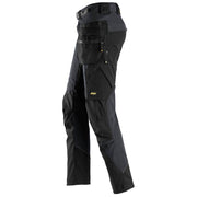 Snickers 6972 FlexiWork, Work Trousers+ Detachable Holster Pockets Steel Grey 36" Waist - 32" Leg - Apparel & Accessories > Clothing > Uniforms & Workwear > Contractor Pants & Coveralls SALE TROUSERS