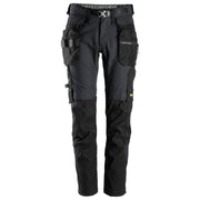 Snickers 6972 FlexiWork, Work Trousers+ Detachable Holster Pockets - KNEE PAD TROUSERS