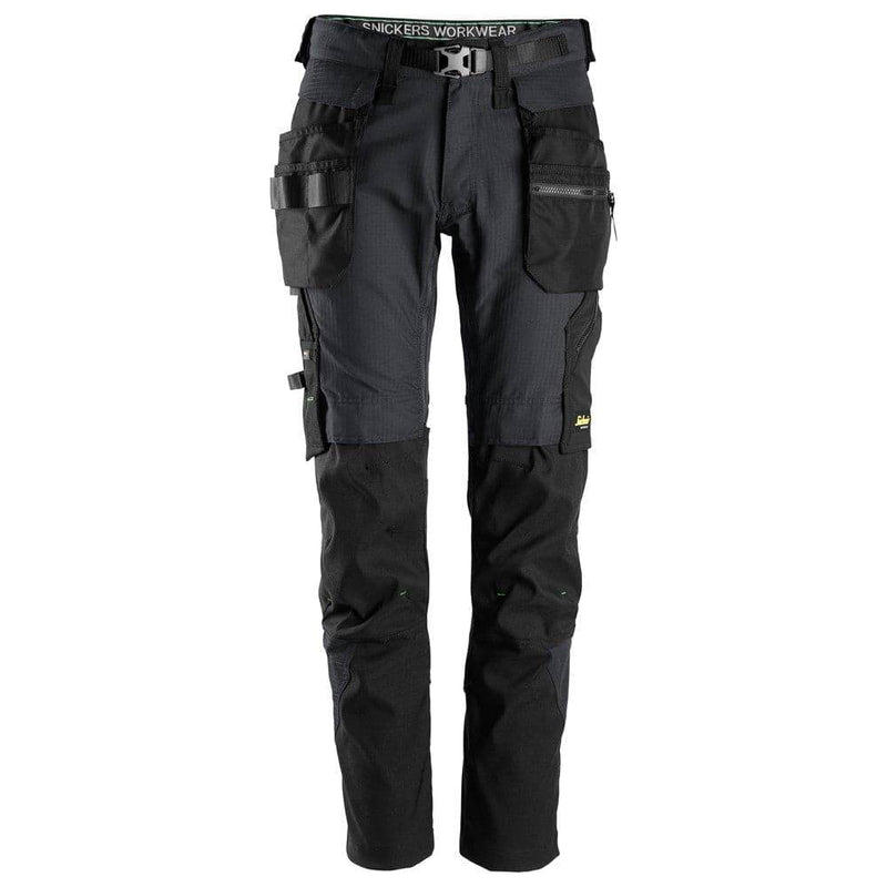 Snickers 6972 FlexiWork, Work Trousers+ Detachable Holster Pockets 30" Waist - 32" Leg - SALE TROUSERS