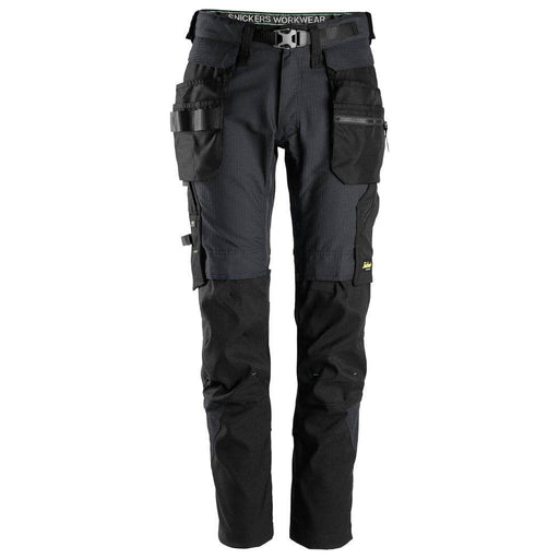 Snickers 6972 FlexiWork, Work Trousers+ Detachable Holster Pockets - KNEE PAD TROUSERS