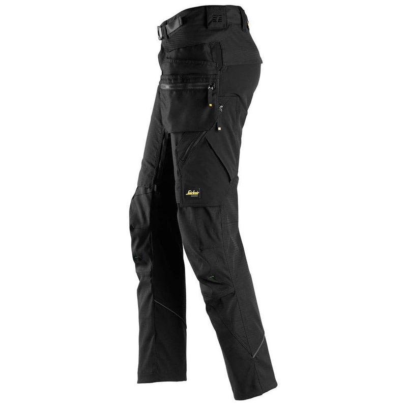 Snickers 6972 FlexiWork, Work Trousers+ Detachable Holster Pockets Steel Grey 33" Waist - 32" Leg - Apparel & Accessories > Clothing > Uniforms & Workwear > Contractor Pants & Coveralls SALE TROUSERS