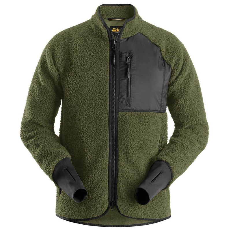 Snickers 8021 AllroundWork, Pile Full Zip Work Jacket - FLEECE CLOTHING