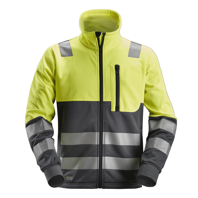 Snickers 8035 AllroundWork, Hi-Vis FZ Jacket CL2 Various Colours - HI-VIS JACKETS & COATS