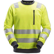Snickers 8037 AllroundWork, Hi-Vis Sweatshirt CL2/CL3 Various Colours - HI-VIS SWEATSHIRTS & HOODIES