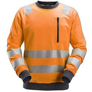 Snickers 8037 AllroundWork, Hi-Vis Sweatshirt CL2/CL3 Various Colours - HI-VIS SWEATSHIRTS & HOODIES