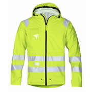 Snickers 8233 Hi-Vis PU Rain Jacket, Class 3 Various Colours - HI-VIS JACKETS & COATS