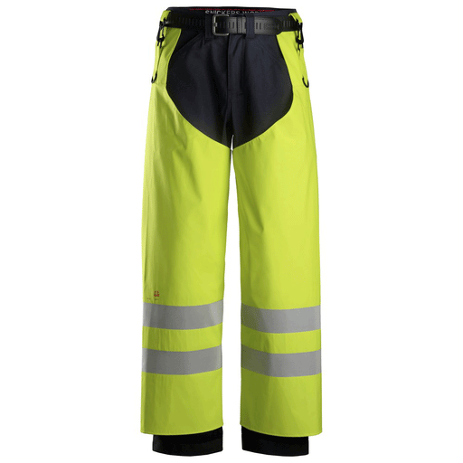 Snickers 8269 ProtecWork, Flame Retardant PU Hi-Vis Rain Chaps, Class 2 - FLAME RETARDANT TROUSERS