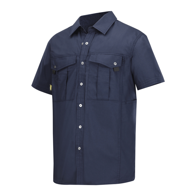 Snickers 8506 Rip Stop Short Sleeve Shirt Various Colours - POLO SHIRTS