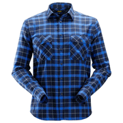 Snickers 8516 AllroundWork Flannel Checked Long Sleeve Shirt Various Colours - SHIRTS