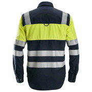 Snickers 8563 ProtecWork, Flame Retardant Arc Protection Hi-Vis Shirt, Class 1 - FLAME RETARDANT SHIRTS