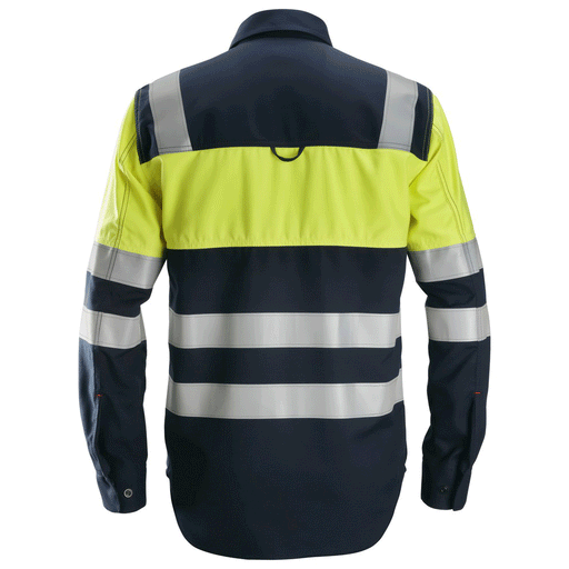 Snickers 8563 ProtecWork, Flame Retardant Arc Protection Hi-Vis Shirt, Class 1 - FLAME RETARDANT SHIRTS