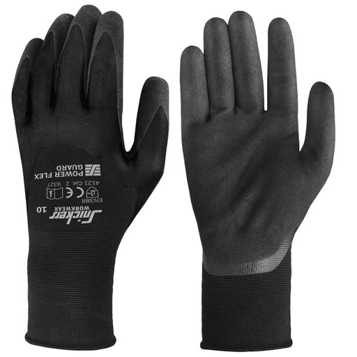 Snickers 9327 Power Flex Guard Gloves - LIQUID PROTECTION GLOVES