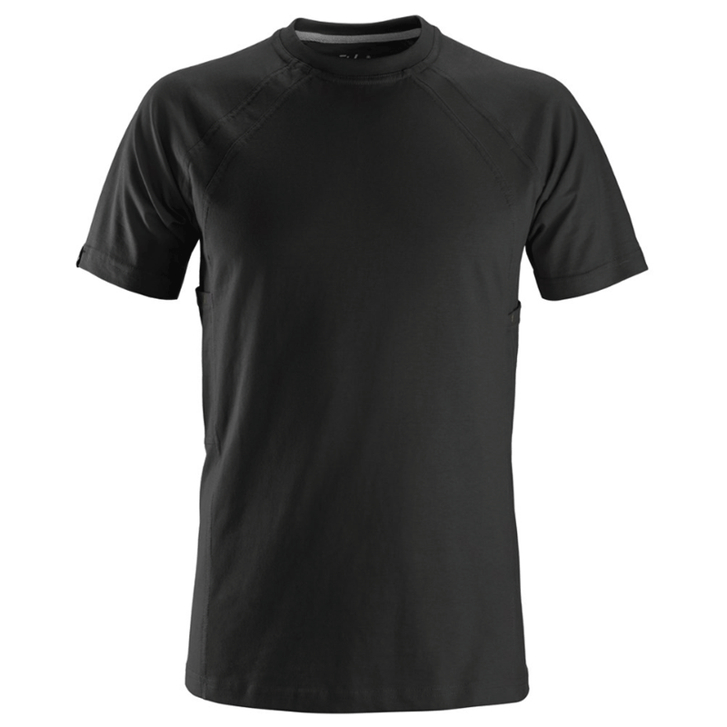 Snickers Premium 2504 Crew Neck T-Shirt With MultiPockets™ Black 3XL - SALE T-SHIRTS
