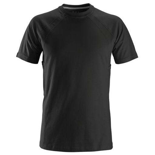 Snickers Premium 2504 Crew Neck T-Shirt With MultiPockets™ Black 3XL - SALE T-SHIRTS