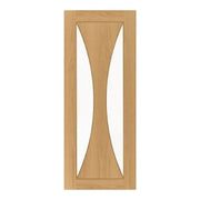 Sorrento Oak Prefinished Glazed Internal Door - All Sizes -