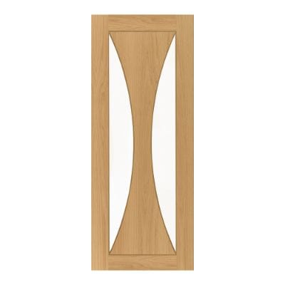Sorrento Oak Prefinished Glazed Internal Door - All Sizes -