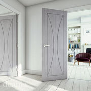 Sorrento Ash Light Grey Internal Fire Door FD30 - All Sizes -