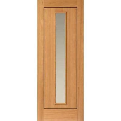 Spencer Oak Pre Finished Glazed Internal Door - All Sizes -