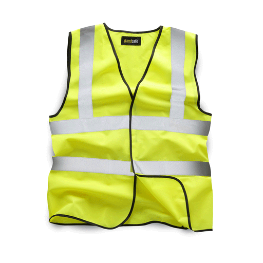 Standsafe HV001 Hi-Vis Vest Various Colours - SAFETY VESTS