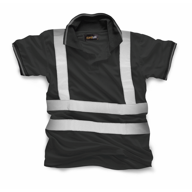 Standsafe HV004 Hi Vis Polo T-Shirt Various Colours - HI-VIS T-SHIRTS