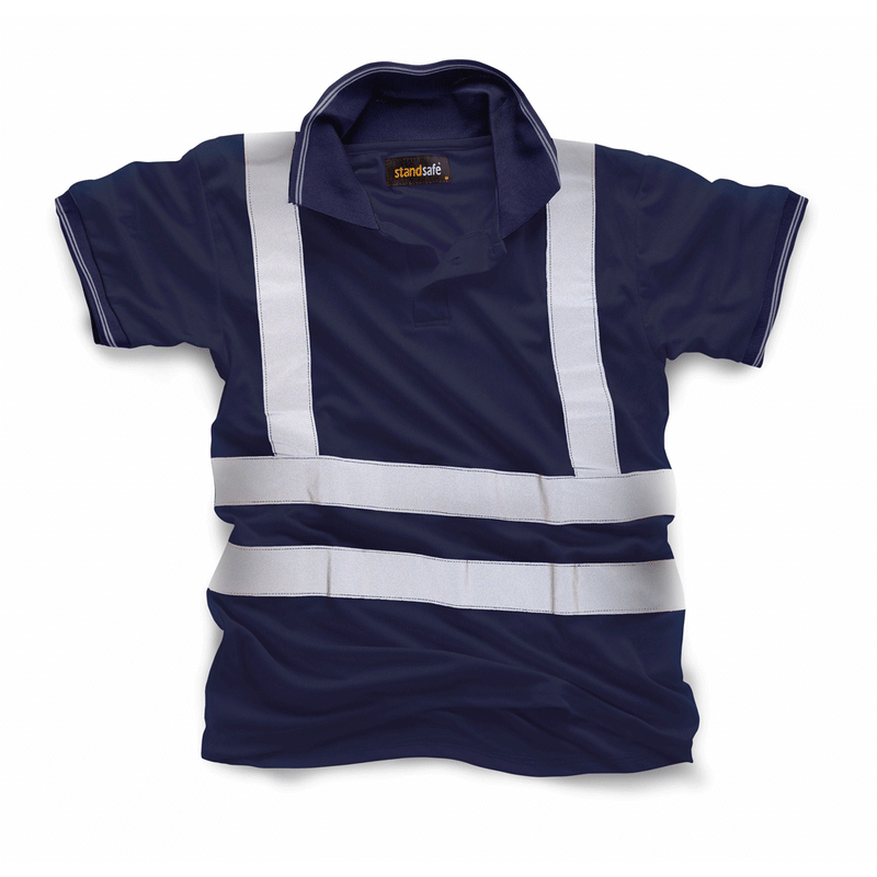 Standsafe HV004 Hi Vis Polo T-Shirt Various Colours - HI-VIS T-SHIRTS