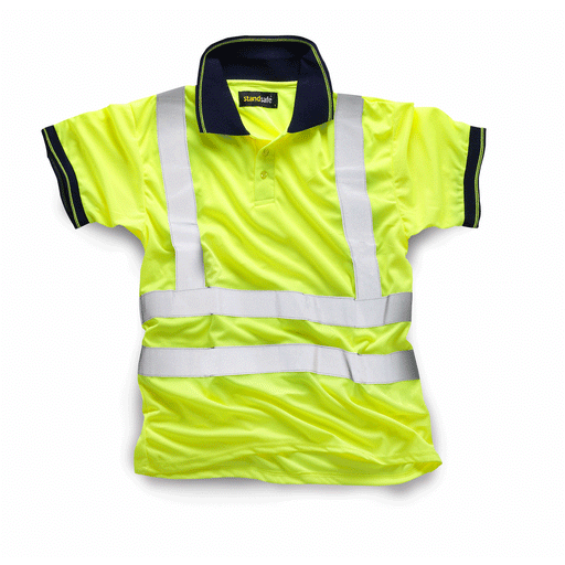 Standsafe HV004 Hi Vis Polo T-Shirt Various Colours - HI-VIS T-SHIRTS