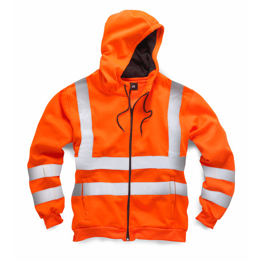 Standsafe HV008 Hi Vis Hoodie Various Colours - HI-VIS SWEATSHIRTS & HOODIES
