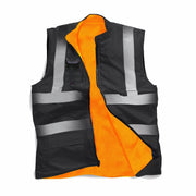 Standsafe HV010 Hi Vis Reversible Bodywarmer Various Colours - HI-VIS JACKETS & COATS