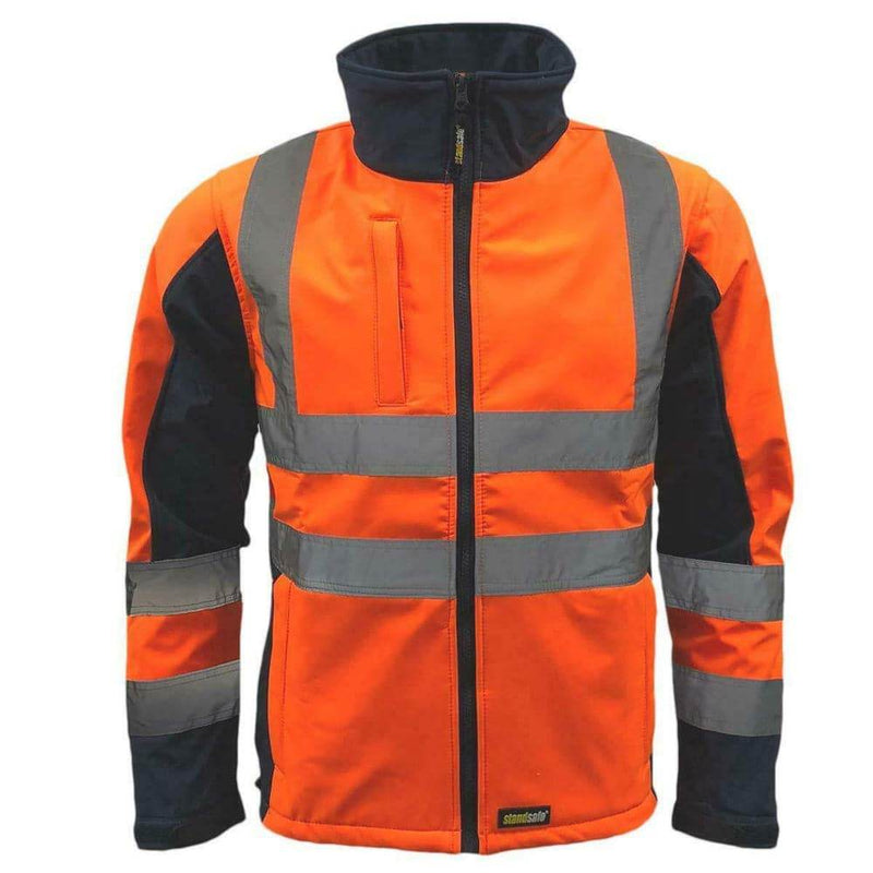 Standsafe HV018 Reflective Hi-Vis Work Softshell Jacket - HI-VIS JACKETS & COATS