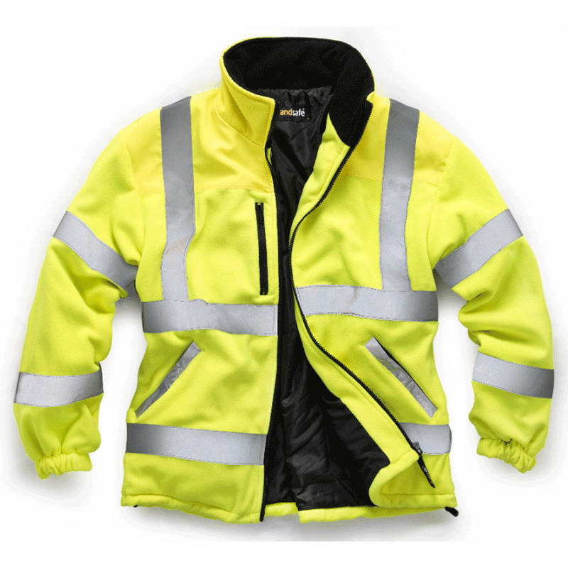 Standsafe HV022 Hi Vis Fleece Jacket Various Colours - HI-VIS JACKETS & COATS