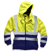 Standsafe HV032 Hi-Vis Two Tone Hoodie Various Colours - HI-VIS SWEATSHIRTS & HOODIES