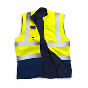 Standsafe HV037 Hi-Vis Two Tone Reversible Fleece Bodywarmer Various Colours - HI-VIS JACKETS & COATS