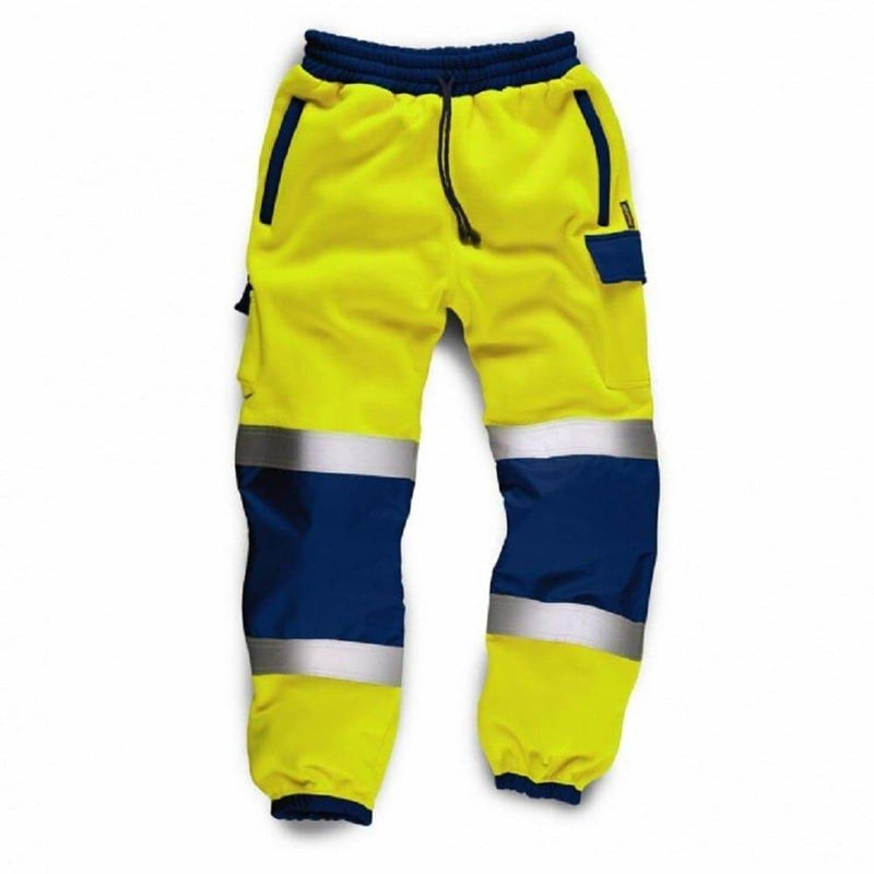 Standsafe HV041 Hi-Vis Two Tone Joggers Jogging Bottoms - HI-VIS TROUSERS