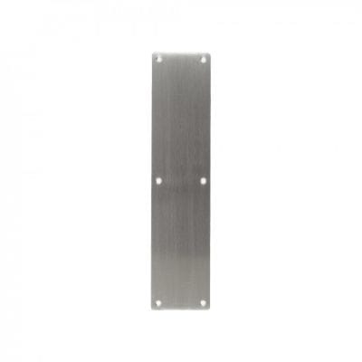 Push Plate Satin Stainless Steel - 350mm x 80mm -