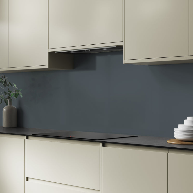 Bushboard Alloy Storm Blue Aluminium Feature Kitchen Splashback