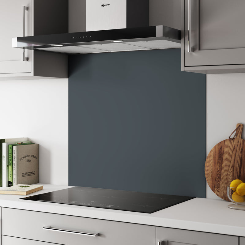 Bushboard Alloy Storm Blue Aluminium Feature Kitchen Splashback