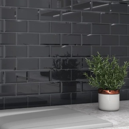 Subway Nero (Gloss Finish) - All Sizes - Subway Tiles
